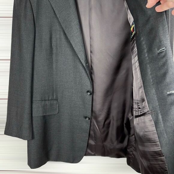 YING & TAI & ERMENEGILDO ZEGNA Wool Suit Jacket Suit Coat - Picture 4 of 12